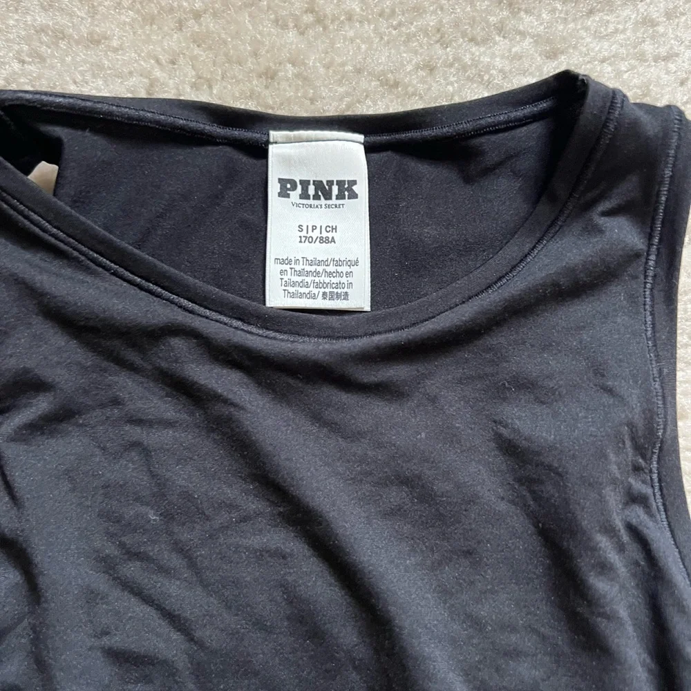 PINK Victoria's Secret Classic Black Kids Bodysuit Size Small